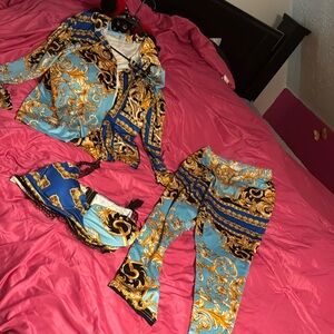Three piece pants suit xl